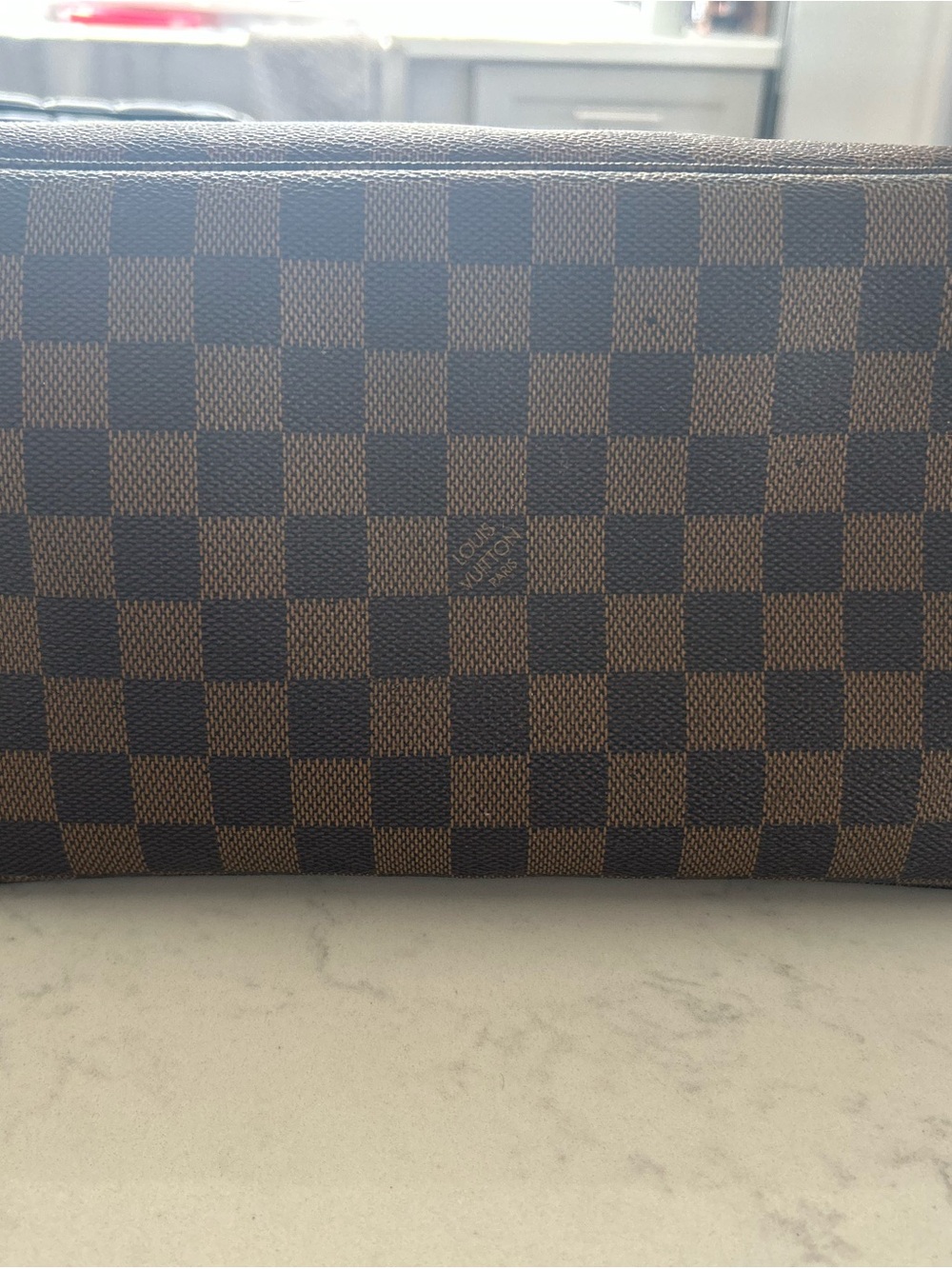 Louis Vuitton Brown Damier Ebene Neverfull mm Tote - Picture 8 of 16